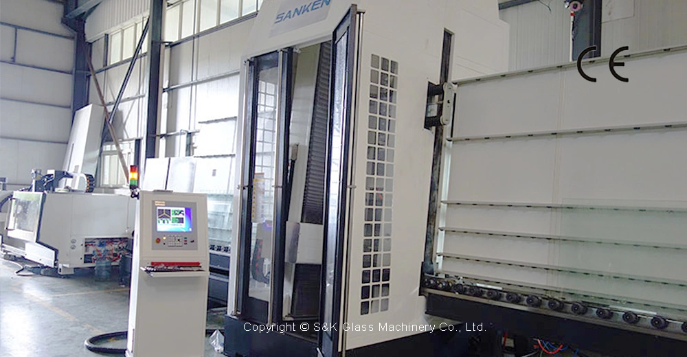 Sanken Glass Working Center Quenching Glass CNC Router Vertical Center