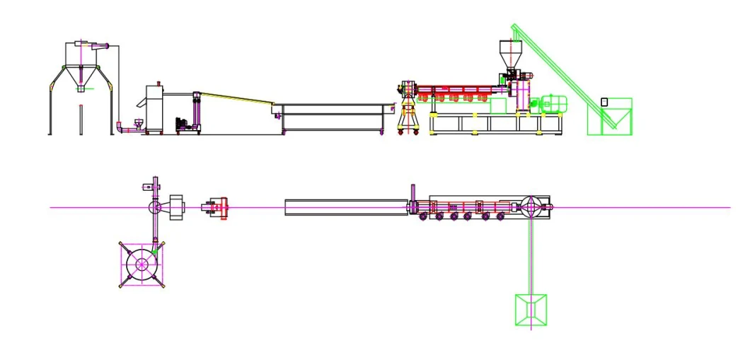 Recycle Plastic Granules Making Machine Price Production Machine